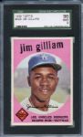 1959 Topps 306 Jim Gilliam SGC MINT 96 / 9
