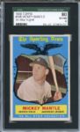 1959 Topps 564 Mickey Mantle All Star SGC EX/MT 80 / 6