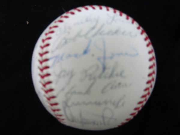 1967 Atlanta Braves Team Signed Baseball PSA/DNA LOA