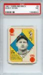 1951 Topps Red Back 8 Early Wynn PSA NM 7