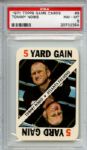 1971 Topps Game Cards 22 Willie Wood PSA MINT 9