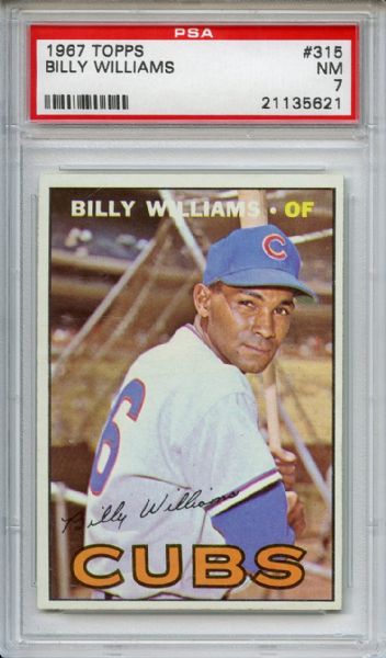 1967 Topps 315 Billy Williams PSA NM 7