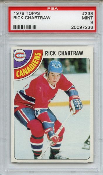 1978 Topps 238 Rick Chartraw PSA MINT 9