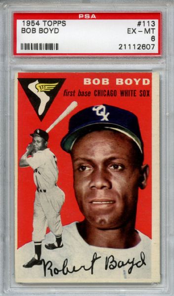 1954 Topps 113 Bob Boyd PSA EX-MT 6