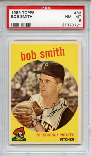 1959 Topps 83 Bob Smith PSA NM-MT 8