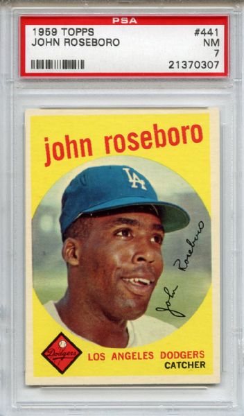1959 Topps 441 John Roseboro PSA NM 7