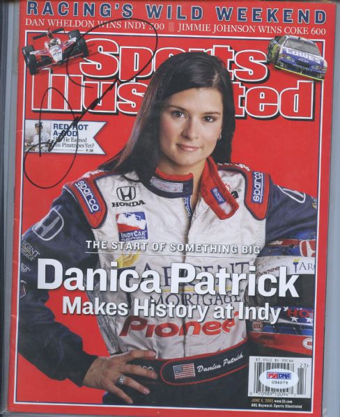 Danica Patrick Signed Sports Illustrated PSA/DNA