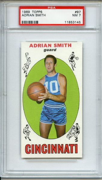 1969 Topps 97 Adrian Smith PSA NM 7