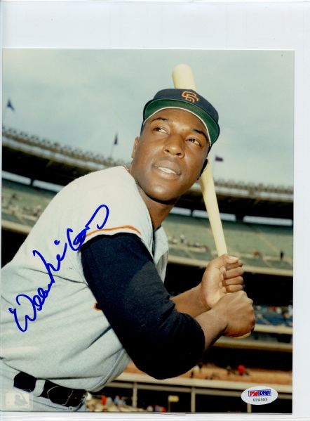 Willie McCovey Signed 8 x 10 Photograph PSA/DNA