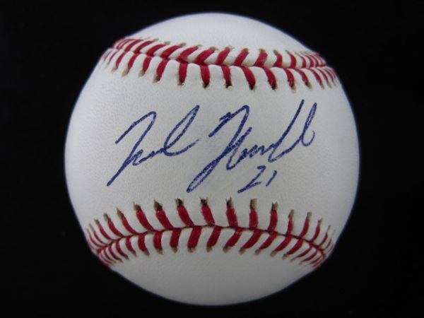Ivan Rodriguez Signed OML Baseball PSA/DNA (no COA)