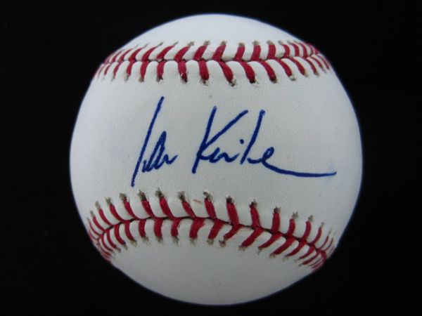Ian Kinsler Signed OML Baseball PSA/DNA w/COA