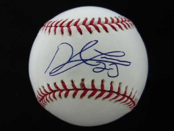 Derek Lowe Signed OML Baseball PSA/DNA w/COA