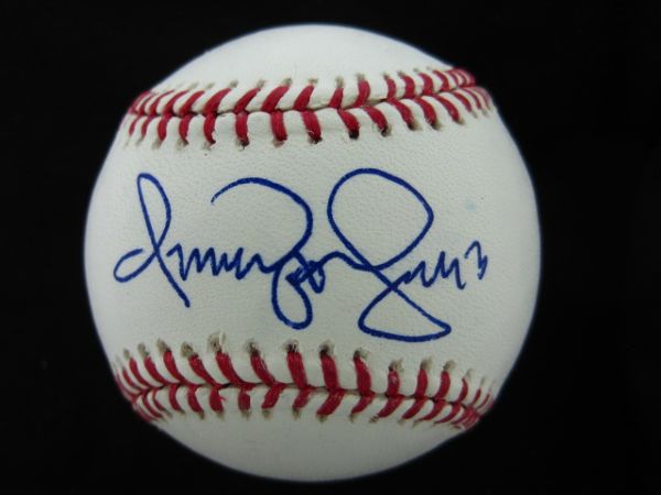 Omar Vizquel Signed OML Baseball PSA/DNA w/COA