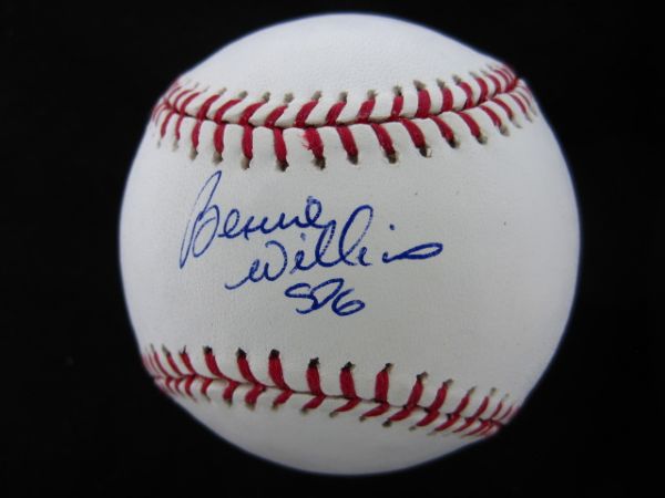 Bernie Williams SDG Signed OML Baseball PSA/DNA w/COA