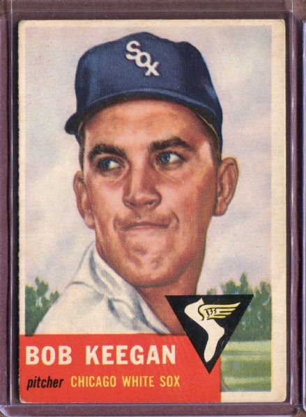 1953 Topps 196 Bob Keegan RC VG-EX #D50015