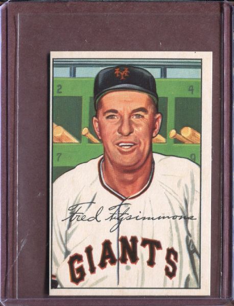 1952 Bowman 234 Fred Fitzsimmons CO EX #D52262