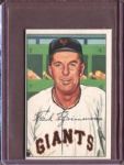 1952 Bowman 234 Fred Fitzsimmons CO EX #D52266