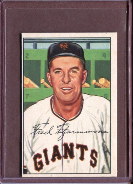 1952 Bowman 234 Fred Fitzsimmons CO EX #D52258