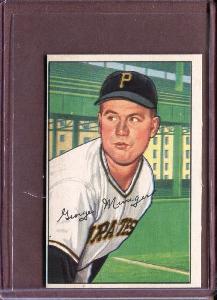 1952 Bowman 243 George Munger EX #D52270