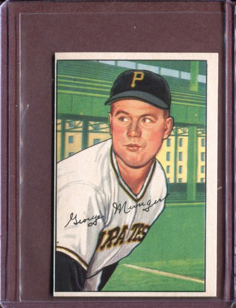1952 Bowman 243 George Munger EX #D52275