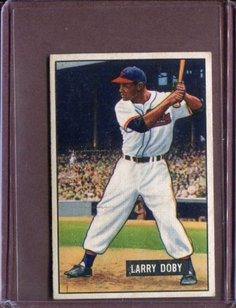 1951 Bowman 151 Larry Doby EX #D3765