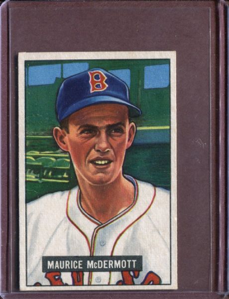 1951 Bowman 16 Maurice McDermott EX #D3741