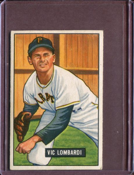 1951 Bowman 204 Vic Lombardi RC EX #D3777