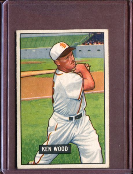 1951 Bowman 209 Ken Wood EX #D3781