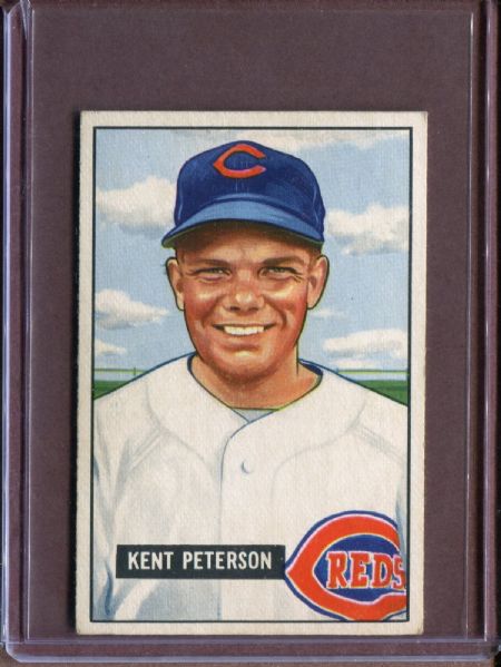 1951 Bowman 215 Ken Peterson EX #D3784