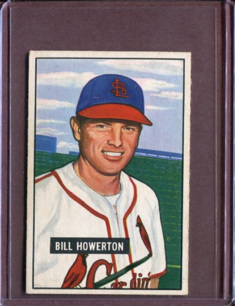 1951 Bowman 229 Bill Howerton EX #D3789