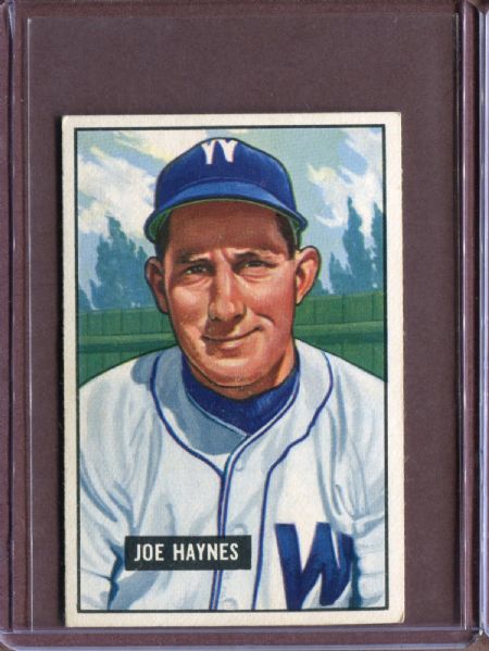 1951 Bowman 240 Joe Haynes EX #D3792