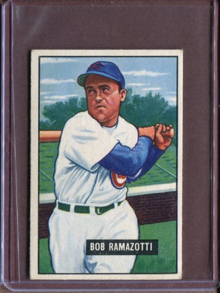 1951 Bowman 247 Bob Ramazzotti RC EX #D3796