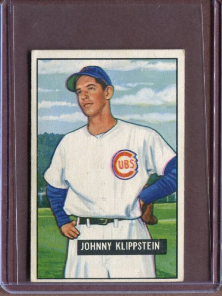 1951 Bowman 248 Johnny Klippstein RC EX #D3797