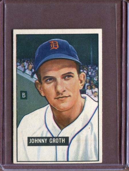 1951 Bowman 249 Johnny Groth EX #D3798