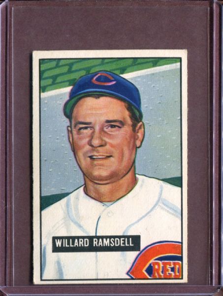 1951 Bowman 251 Willard Ramsdell RC EX #D3800