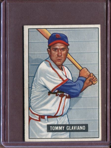 1951 Bowman 301 Tommy Glaviano RC EX #D3808