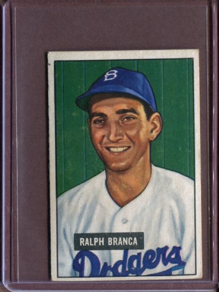 1951 Bowman 56 Ralph Branca EX #D3748