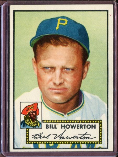 1952 Topps 167 Bill Howerton EX #D3895