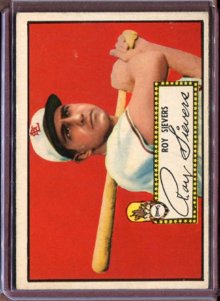 1952 Topps 64 Roy Sievers Red Back EX #D3880