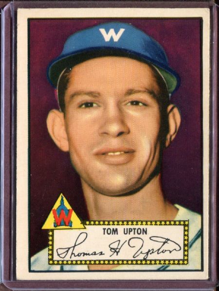 1952 Topps 71 Tom Upton RC Red Back EX #D3883