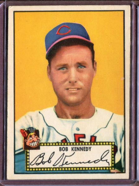1952 Topps 77 Bob Kennedy Red Back EX #D3884