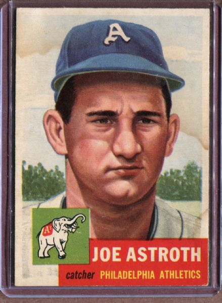 1953 Topps 103 Joe Astroth DP EX #D3959