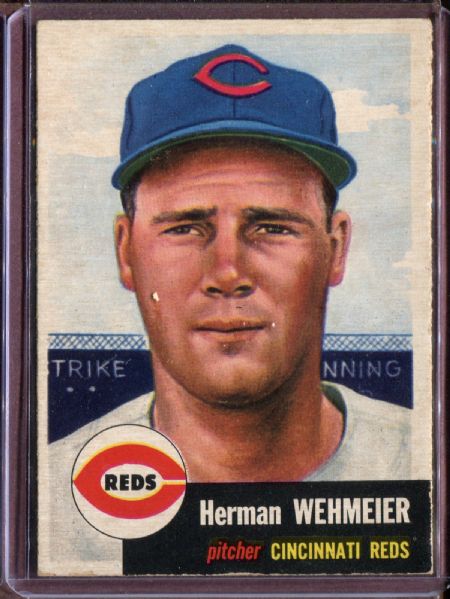 1953 Topps 110 Herman Wehmeier DP EX #D3961