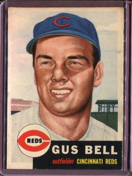 1953 Topps 118 Gus Bell DP EX #D3963