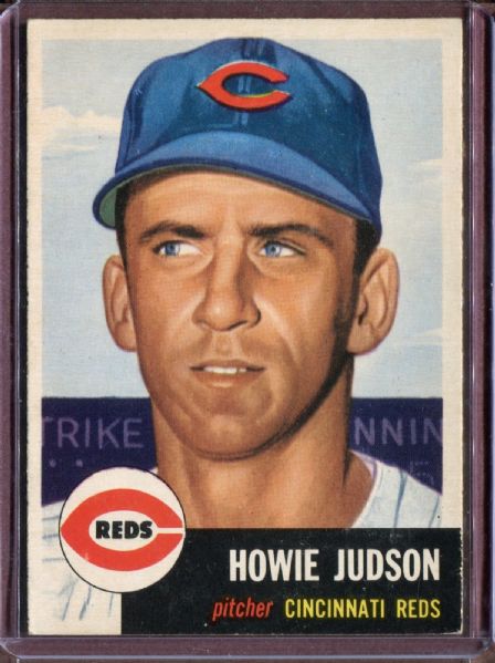 1953 Topps 12 Howie Judson DP EX #D3938