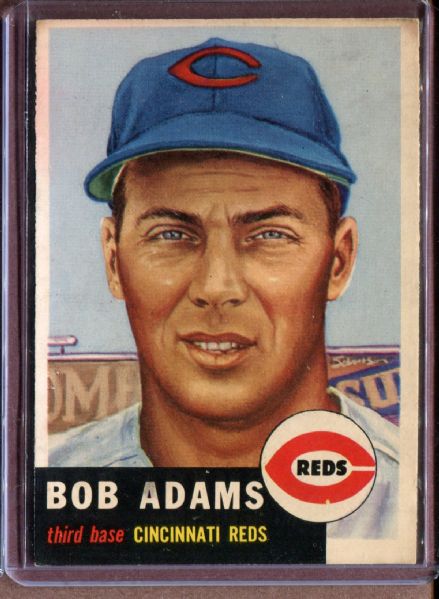 1953 Topps 152 Bob Adams DP EX #D3970