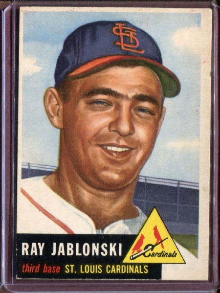 1953 Topps 189 Ray Jablonski RC EX #D3979