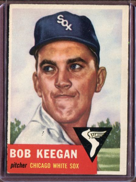 1953 Topps 196 Bob Keegan RC EX #D3980