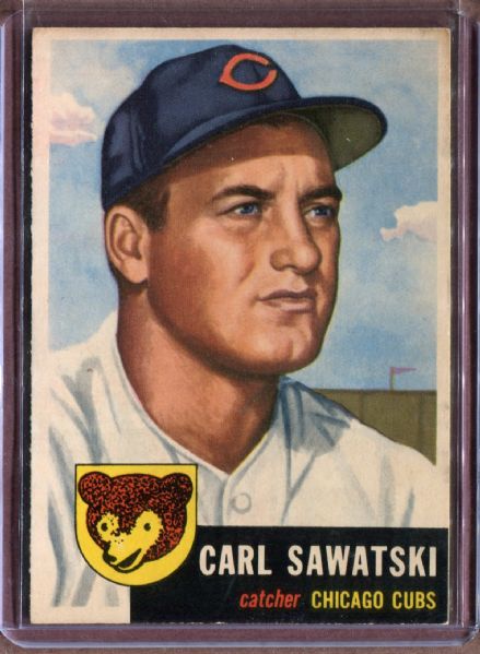 1953 Topps 202 Carl Sawatski RC EX #D3983