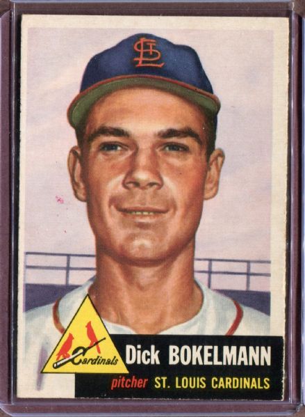 1953 Topps 204 Dick Bokelman RC EX #D3984
